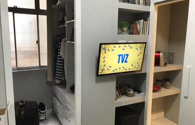 Imagem: O apartamento possui 1 Dormitório, 1 Banheiro, 30m² de Área