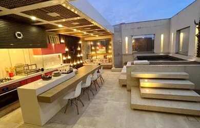 Imagem: O apartamento na cobertura possui 3 Dormitórios, 3 Banheiros