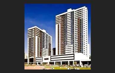 Imagem: O apartamento possui 1 Dormitório, 1 Banheiro, 1 Vaga na garagem