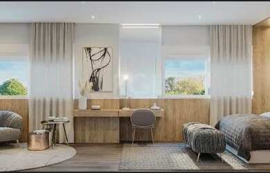 Imagem: A casa em condomínio possui 4 Dormitórios, 5 Banheiros, 2