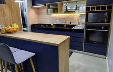 Imagem: O apartamento possui 2 Dormitórios, 1 Banheiro, 2 Vagas na