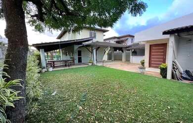 Imagem: A casa em condomínio possui 4 Dormitórios, 4 Banheiros, 2