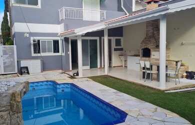 Imagem: A casa em condomínio possui 3 Dormitórios, 4 Banheiros, 4