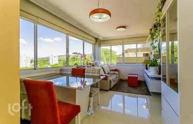 Imagem: O apartamento possui 2 Dormitórios, 2 Banheiros, 2 Vagas na