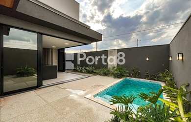 Imagem: A casa em condomínio possui 3 Dormitórios, 5 Banheiros, 4