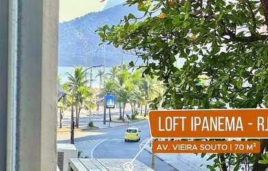 Imagem 1: Loft charmoso de 70 m2 à venda na Vieira Souto Ipanema, Rio de Janeiro...