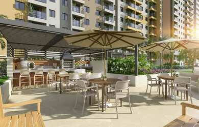 Imagem: O apartamento possui 2 Dormitórios, 2 Banheiros, 1 Vaga na