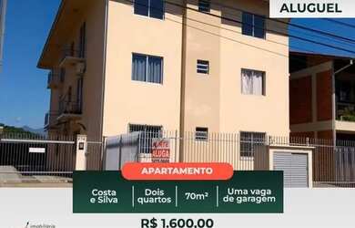 Imagem: O apartamento possui 2 Dormitórios, 1 Banheiro, 1 Vaga na garagem