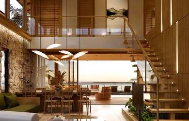 Imagem: A casa possui 5 Dormitórios, 5 Banheiros, 3 Vagas na garagem