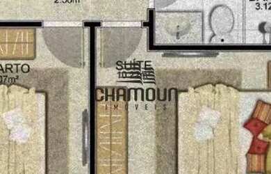 Imagem 12: Apartamento, 02 quartos sendo 01 suite, 01 Vaga de Garagem, Area de Lazer...