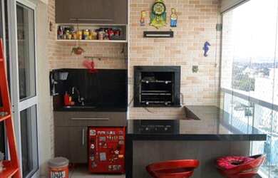 Imagem: O apartamento possui 3 Dormitórios, 2 Banheiros, 2 Vagas na