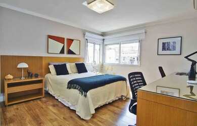 Imagem: O apartamento na cobertura possui 4 Dormitórios, 5 Banheiros