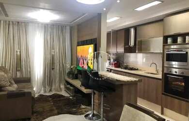 Imagem: O apartamento possui 2 Dormitórios, 1 Banheiro, 1 Vaga na garagem