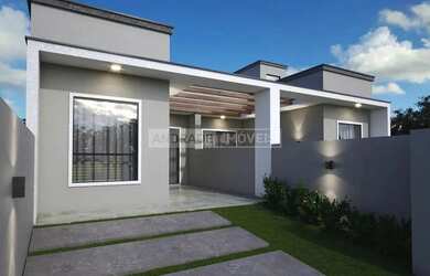 Imagem: A casa possui 2 Dormitórios, 1 Banheiro, 1 Vaga na garagem