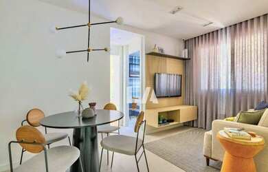 Imagem: O apartamento possui 2 Dormitórios, 1 Banheiro, 1 Vaga na garagem