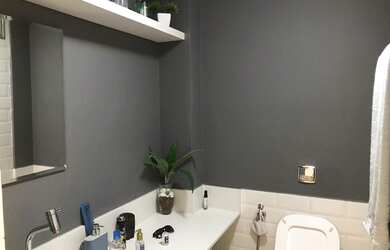 Imagem 8: Quarto e Sala com Closet. Imóvel mobiliado, Ar-condicionado, Guarda roupae30m²...