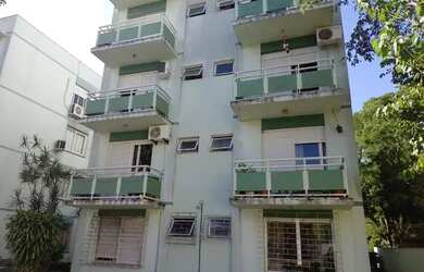 Imagem: O apartamento possui 1 Dormitório, 1 Banheiro, 1 Vaga na garagem