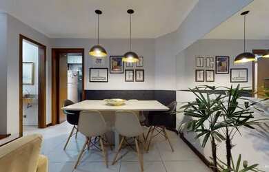 Imagem: A casa em condomínio possui 3 Dormitórios, 2 Banheiros, 2