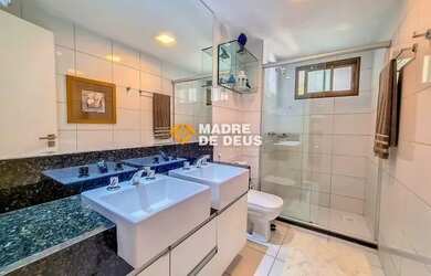 Imagem: O apartamento na cobertura possui 4 Dormitórios, 5 Banheiros