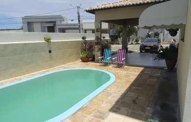 Imagem: A casa em condomínio possui 5 Dormitórios, 5 Banheiros, 4