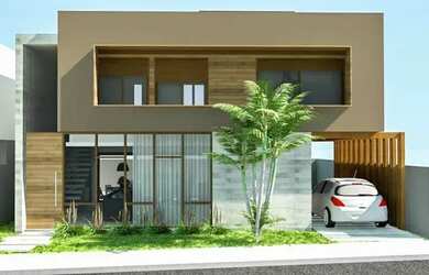 Imagem: A casa possui 3 Dormitórios, 3 Banheiros, 2 Vagas na garagem