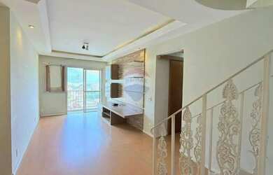 Imagem: O apartamento na cobertura possui 3 Dormitórios, 3 Banheiros