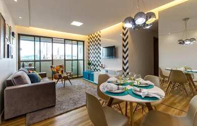 Imagem: O apartamento possui 3 Dormitórios, 2 Banheiros, 1 Vaga na