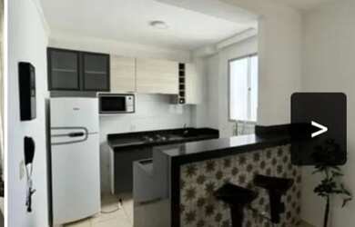 Imagem: O apartamento possui 2 Dormitórios, 1 Banheiro, 1 Vaga na garagem