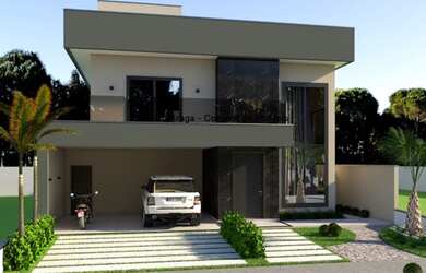 Imagem: A casa em condomínio possui 3 Dormitórios, 5 Banheiros, 2