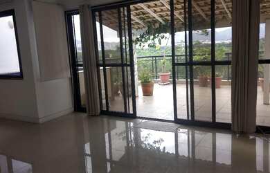 Imagem: O apartamento na cobertura possui 3 Dormitórios, 4 Banheiros