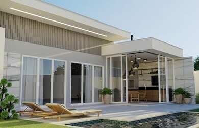 Imagem: A casa possui 3 Dormitórios, 4 Banheiros, 4 Vagas na garagem