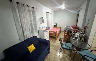 Imagem: A kitnet possui 1 Dormitório, 1 Banheiro, 1 Vaga na garagem