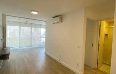 Imagem: O apartamento possui 1 Dormitório, 1 Banheiro, 1 Vaga na garagem