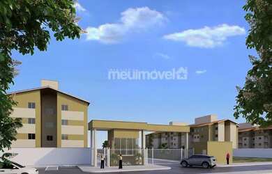 Imagem: O apartamento possui 2 Dormitórios, 1 Banheiro, 1 Vaga na garagem