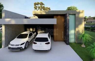 Imagem: A casa em condomínio possui 3 Dormitórios, 1 Banheiro, 4 Vagas