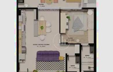 Imagem 15: Apartamento à venda, 57 m² por R$ 374.000,00 - Barreiros - São José/SC