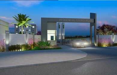 Imagem: O apartamento possui 2 Dormitórios, 1 Banheiro, 1 Vaga na garagem