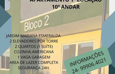 Imagem: O apartamento possui 2 Dormitórios, 2 Banheiros e 1 Vaga na