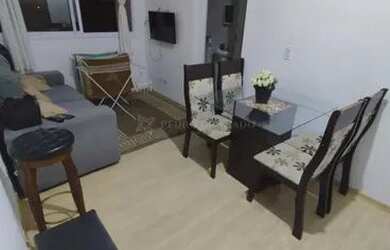 Imagem: O apartamento possui 2 Dormitórios, 1 Banheiro, 1 Vaga na garagem