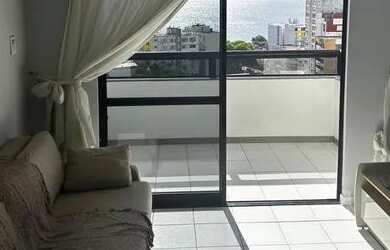 Imagem: O apartamento possui 1 Dormitório, 1 Banheiro, 1 Vaga na garagem