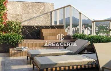 Imagem: O apartamento na cobertura possui 4 Dormitórios, 4 Banheiros