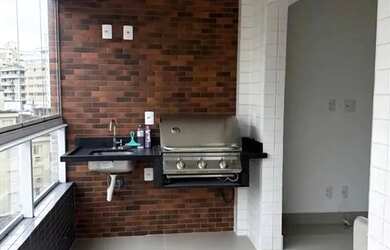 Imagem: O apartamento possui 1 Dormitório, 1 Banheiro, 1 Vaga na garagem