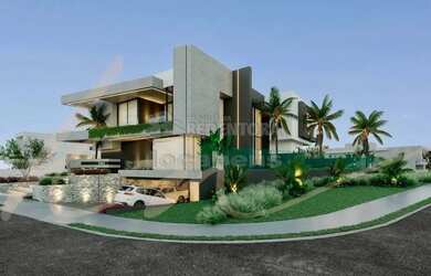 Imagem 3: Luxuosa casa com 4 suítes a venda no condomínio Quinta do Golfe Residencial