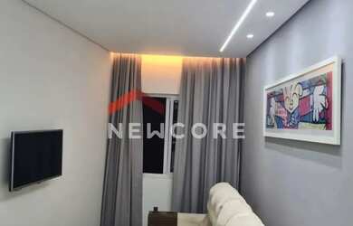 Imagem: O apartamento possui 1 Dormitório, 1 Banheiro, 1 Vaga na garagem