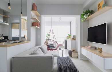 Imagem: A casa possui 2 Dormitórios, 1 Banheiro, 1 Vaga na garagem