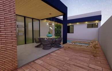 Imagem: A casa em condomínio possui 3 Dormitórios, 5 Banheiros, 4