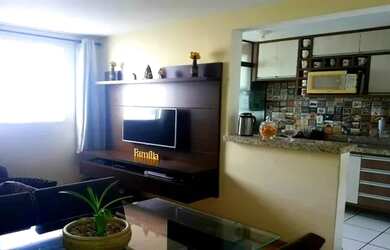 Imagem: O apartamento possui 2 Dormitórios, 1 Banheiro, 1 Vaga na garagem