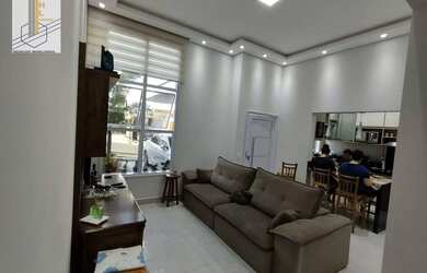 Imagem: A casa em condomínio possui 3 Dormitórios, 2 Banheiros, 2