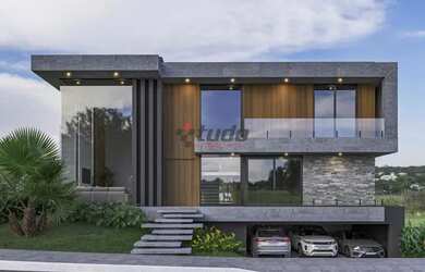 Imagem: A casa em condomínio possui 5 Dormitórios, 5 Banheiros, 3