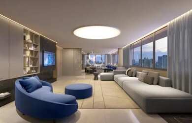 Imagem: O apartamento possui 1 Dormitório, 1 Banheiro, 46m² de Área